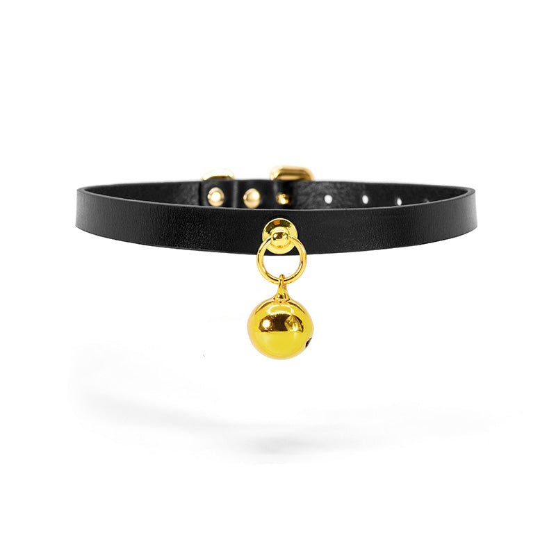 真皮铃铛牵引绳项圈 项环 MSOUL