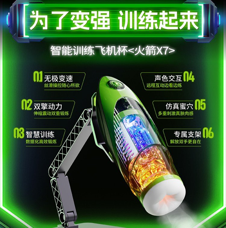 蕉帅火箭X7自动飞机杯 自动飞机杯 BANANASOME